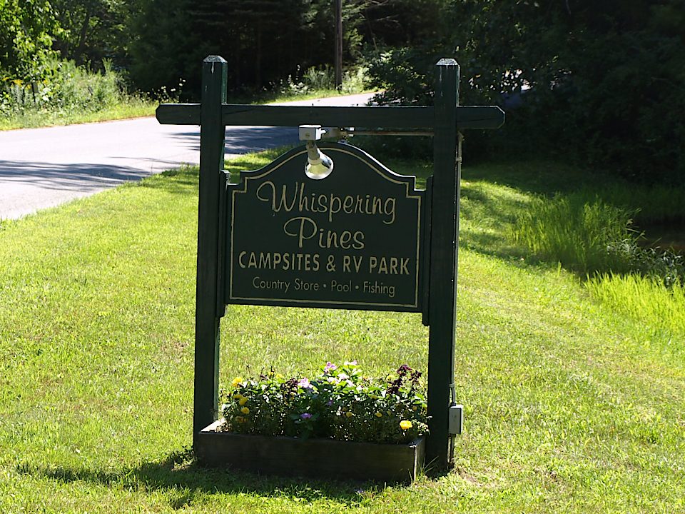 Welcome Entrance sign