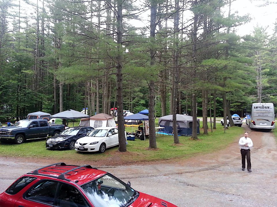 Tent camping Phish show